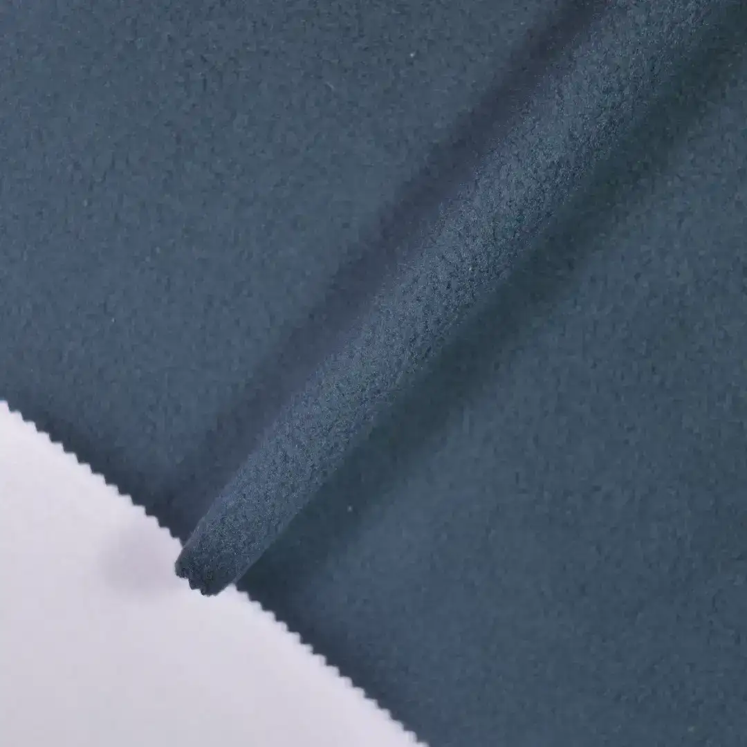 China Fabric for Hoodie,Trench Coat,Hoodie  (Sweater),Kids Casual Trousers Polar Fleece Knit Fabric Polyester blue color buy from China wholesaler bulk order at wholesale price free worldwide shipping Alibaba