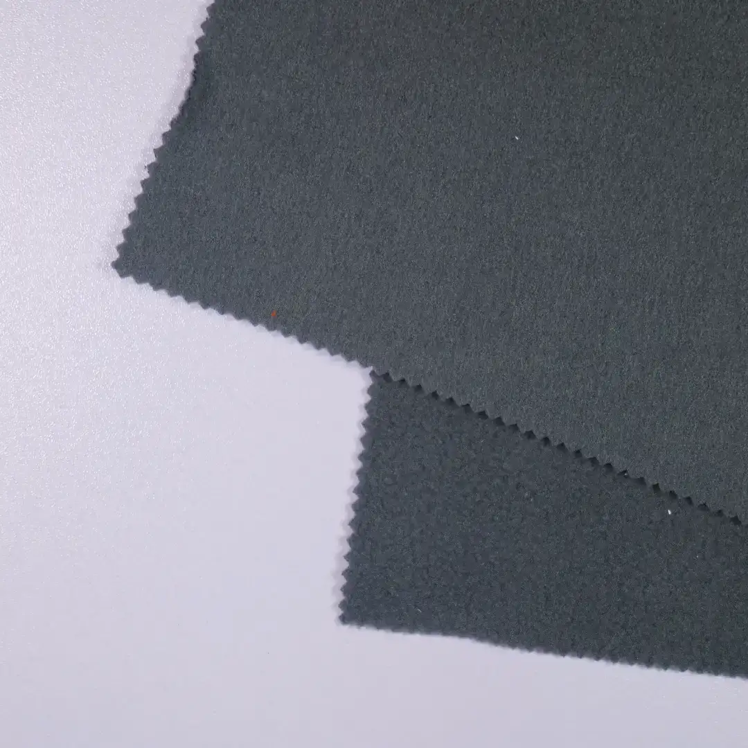 China Fabric for Jackets,Hoodie,Trench Coat,Hoodie  (Sweater) Polar Fleece Knit Fabric Polyester gray color buy from China wholesaler bulk order at wholesale price free worldwide shipping Alibaba