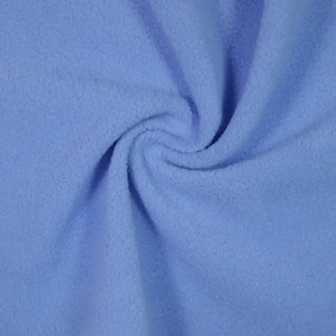 China Fabric for Jackets,Trench Coat,Open Waistcoat,Long Sleeve Base Layer Top Polar Fleece Knit Fabric Polyester blue color buy from China wholesaler bulk order at wholesale price free worldwide shipping Alibaba