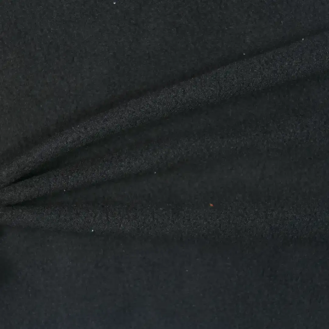 China Fabric for Jackets,Hoodie,Trench Coat,Hoodie  (Sweater) Polar Fleece Knit Fabric Polyester black color buy from China wholesaler bulk order at wholesale price free worldwide shipping Alibaba