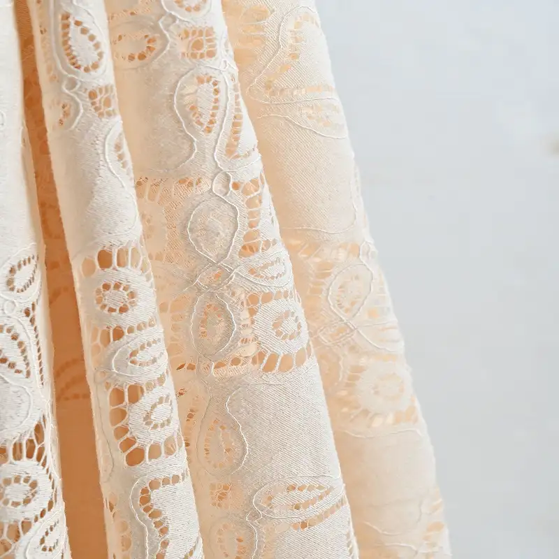 China Fabric for Shirt,Blouse,Skirt,Skirt  Lace Knit Fabric Cotton Nylon Rayon white color buy from China wholesaler bulk order at wholesale price free worldwide shipping Alibaba