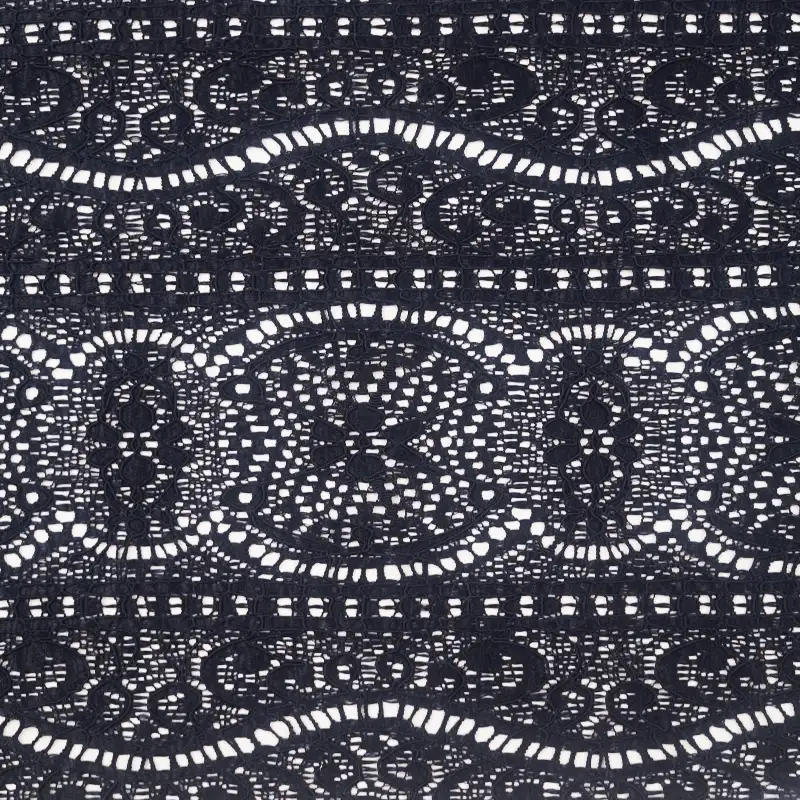China Fabric for Blouse,Shirt Long Sleeve Button ,Skirt  Lace Knit Fabric Nylon Spandex black color buy from China wholesaler bulk order at wholesale price free worldwide shipping Alibaba