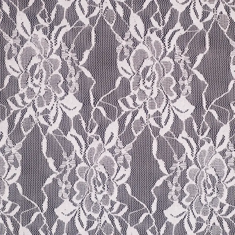 China Fabric for Blouse,Skirt,Shirt Long Sleeve Button ,Dresses (Cardigan Button) ,Skirt  Lace Knit Fabric Nylon Spandex white color buy from China wholesaler bulk order at wholesale price free worldwide shipping Alibaba