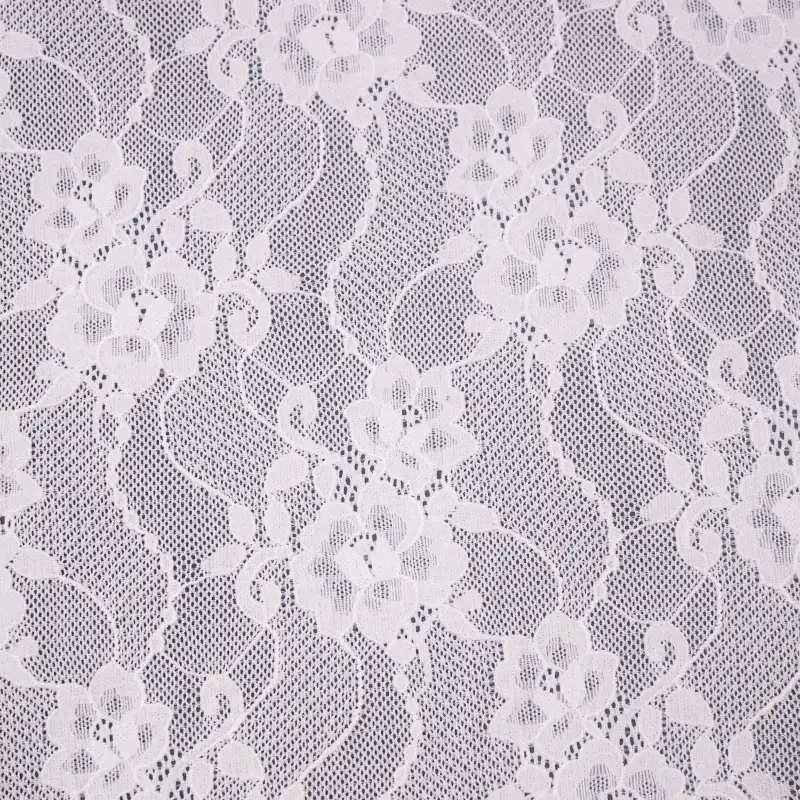 China Fabric for Blouse,Skirt,Skirt  Lace Knit Fabric Nylon Spandex white color buy from China wholesaler bulk order at wholesale price free worldwide shipping Alibaba