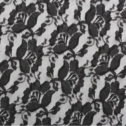 China Fabric for Blouse,Skirt,Shirt Long Sleeve Button ,Dresses (Pullover) ,Skirt  Lace Knit Fabric Polyester black color buy from China wholesaler bulk order at wholesale price free worldwide shipping Alibaba