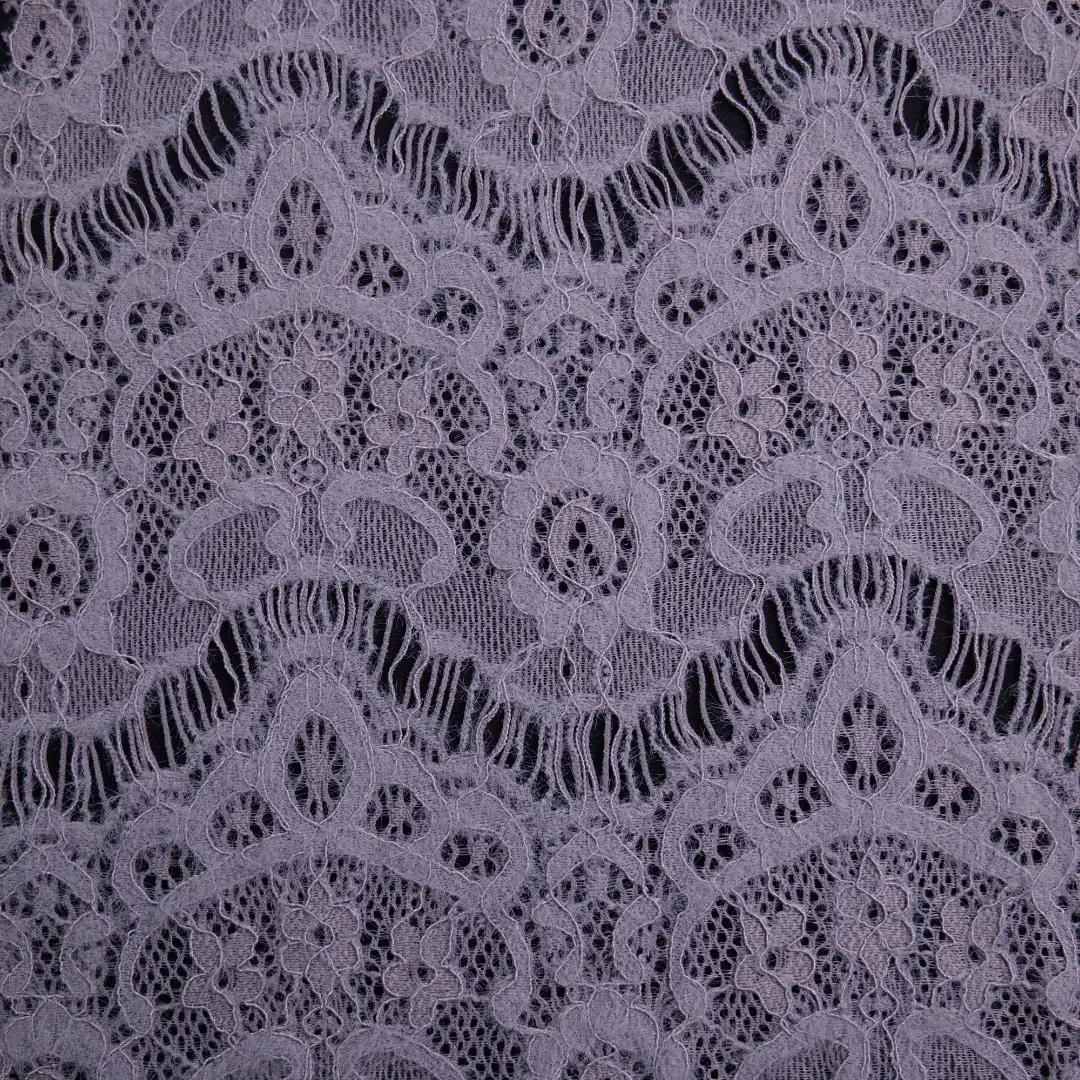 China Fabric for Blouse,Skirt,Shirt Long Sleeve Button ,Skirt  Lace Knit Fabric Nylon Spandex purple color buy from China wholesaler bulk order at wholesale price free worldwide shipping Alibaba