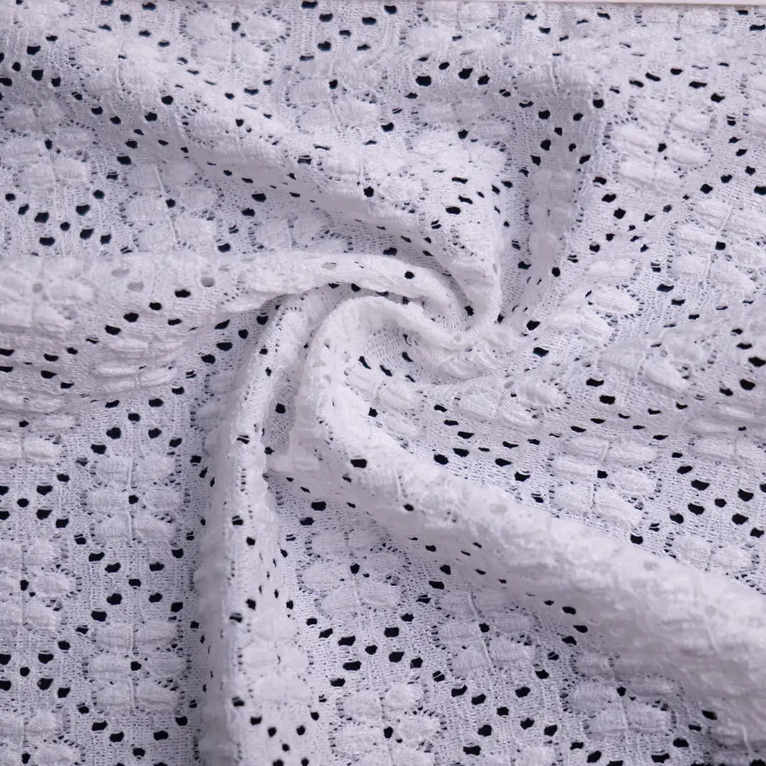 China Fabric for Blouse,Skirt,Shirt Long Sleeve Button ,Dresses (Pullover)  Lace Knit Fabric Polyester Spandex purple color buy from China wholesaler bulk order at wholesale price free worldwide shipping Alibaba