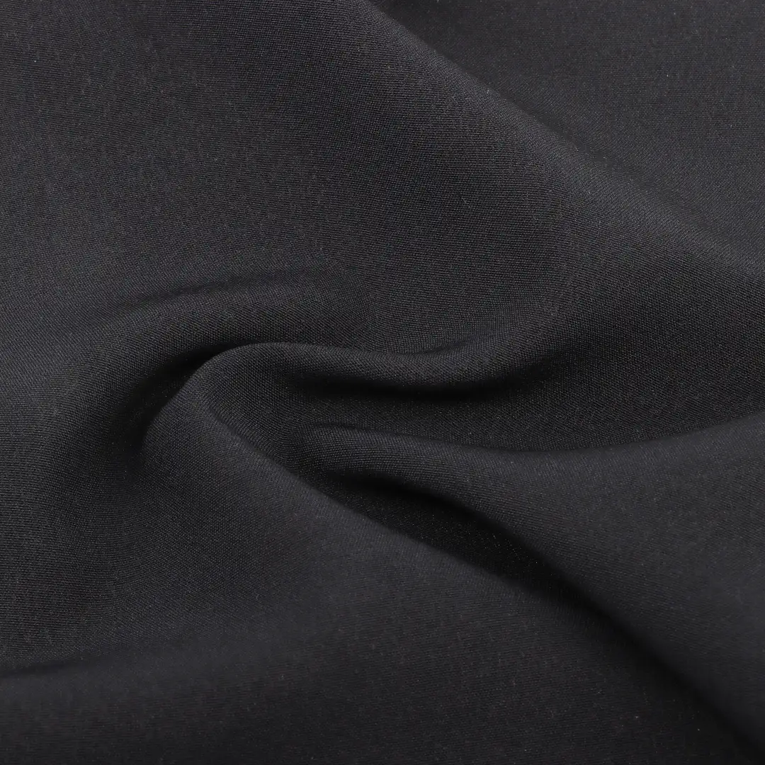 China Fabric for Pants,Jackets Four Stretch Polyester Woven Fabric Synthetic Woven Fabric Polyester Spandex BLACK color buy from China wholesaler bulk order at wholesale price free worldwide shipping Alibaba