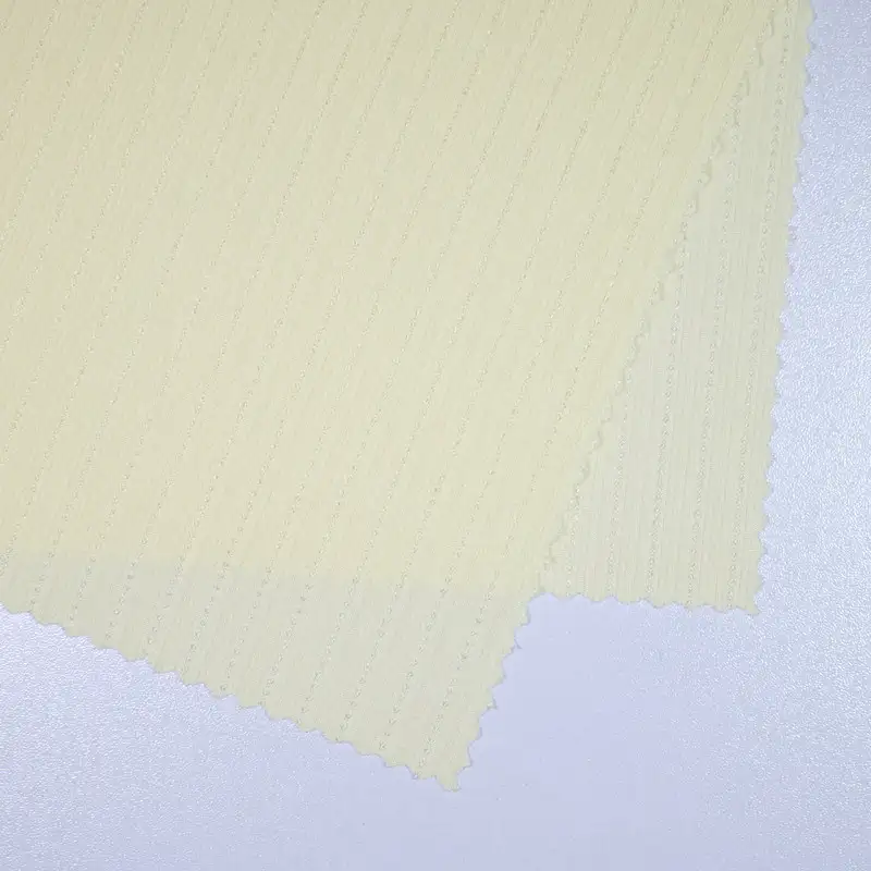 China Fabric for Blouse,Skirt Jacquard Knit Fabric Polyester Spandex yellow color buy from China wholesaler bulk order at wholesale price free worldwide shipping Alibaba