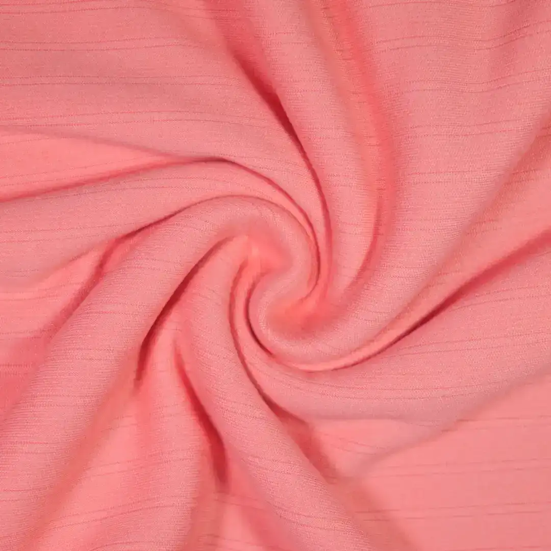China Fabric for Jackets,Hoodie Rib Knit Fabric Polyester Spandex pink color buy from China wholesaler bulk order at wholesale price free worldwide shipping Alibaba