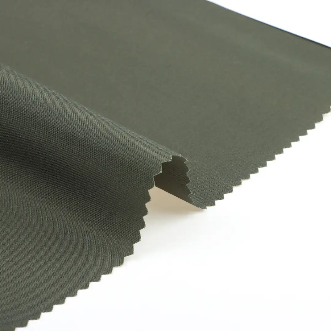 China Fabric for Jackets,Trench Coat Twill Synthetic Woven Fabric Polyamide olive color buy from China wholesaler bulk order at wholesale price free worldwide shipping Alibaba