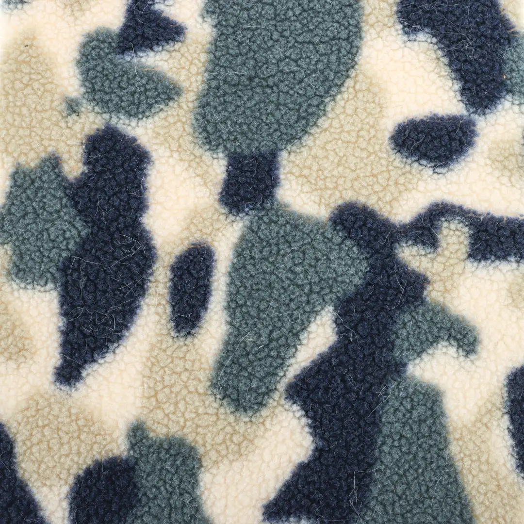 China Fabric for Hoodie,Overcoat,Skirt ,Loungewear,Waist coat Sherpa Knit Fabric Polyester Printing color buy from China wholesaler bulk order at wholesale price free worldwide shipping Alibaba