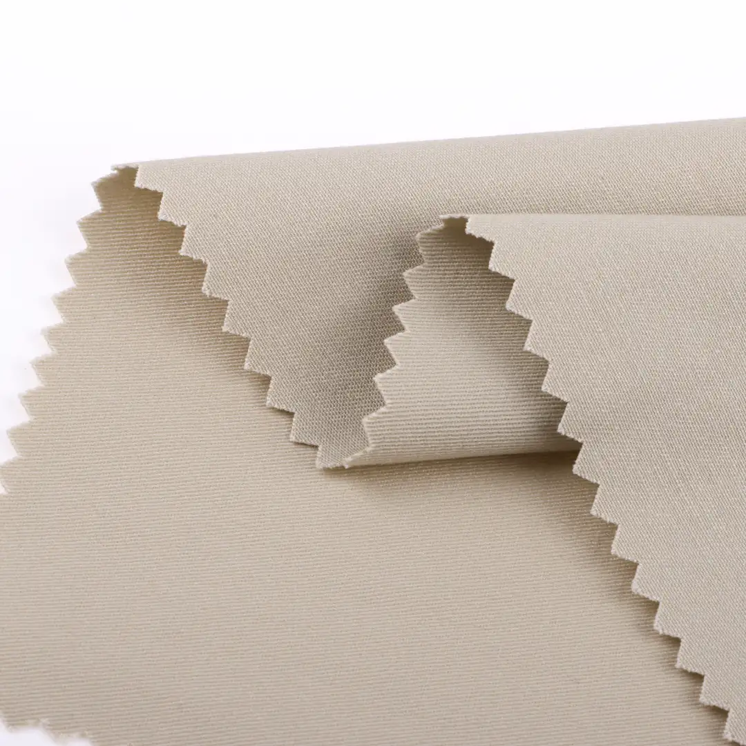 China Fabric for Shirt,Pants Cotton Twill Natural Woven Fabric Cotton Spandex KHAKI color buy from China wholesaler bulk order at wholesale price free worldwide shipping Alibaba