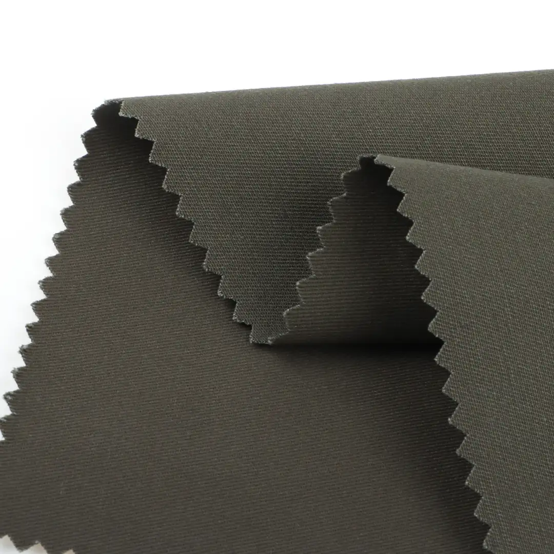 China Fabric for Shirt,Pants,Jackets Cotton Twill Natural Woven Fabric Cotton Spandex OLIVE color buy from China wholesaler bulk order at wholesale price free worldwide shipping Alibaba