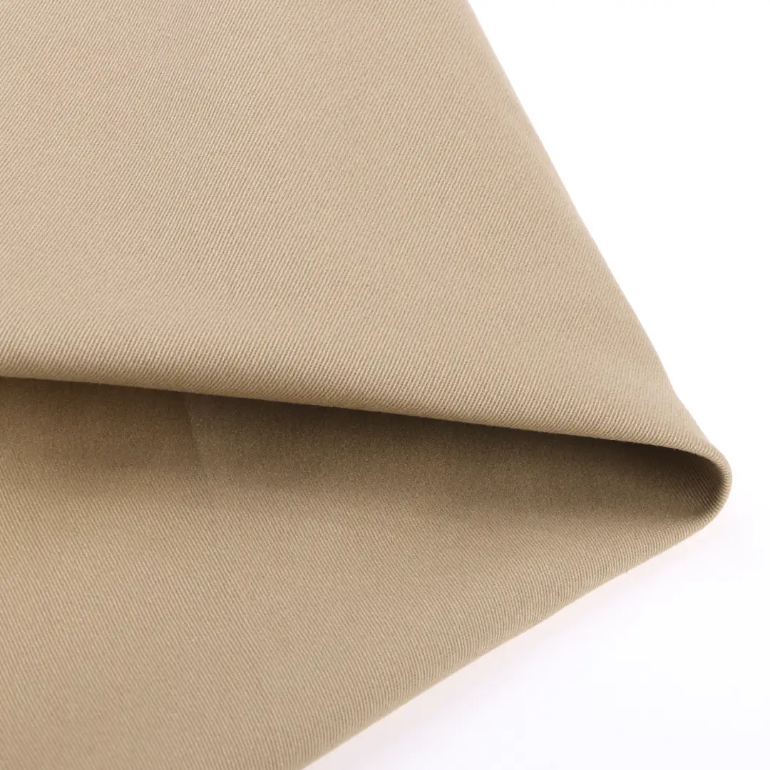 China Fabric for Shirt,Pants Cotton Twill Natural Woven Fabric Cotton Spandex KHAKI color buy from China wholesaler bulk order at wholesale price free worldwide shipping Alibaba