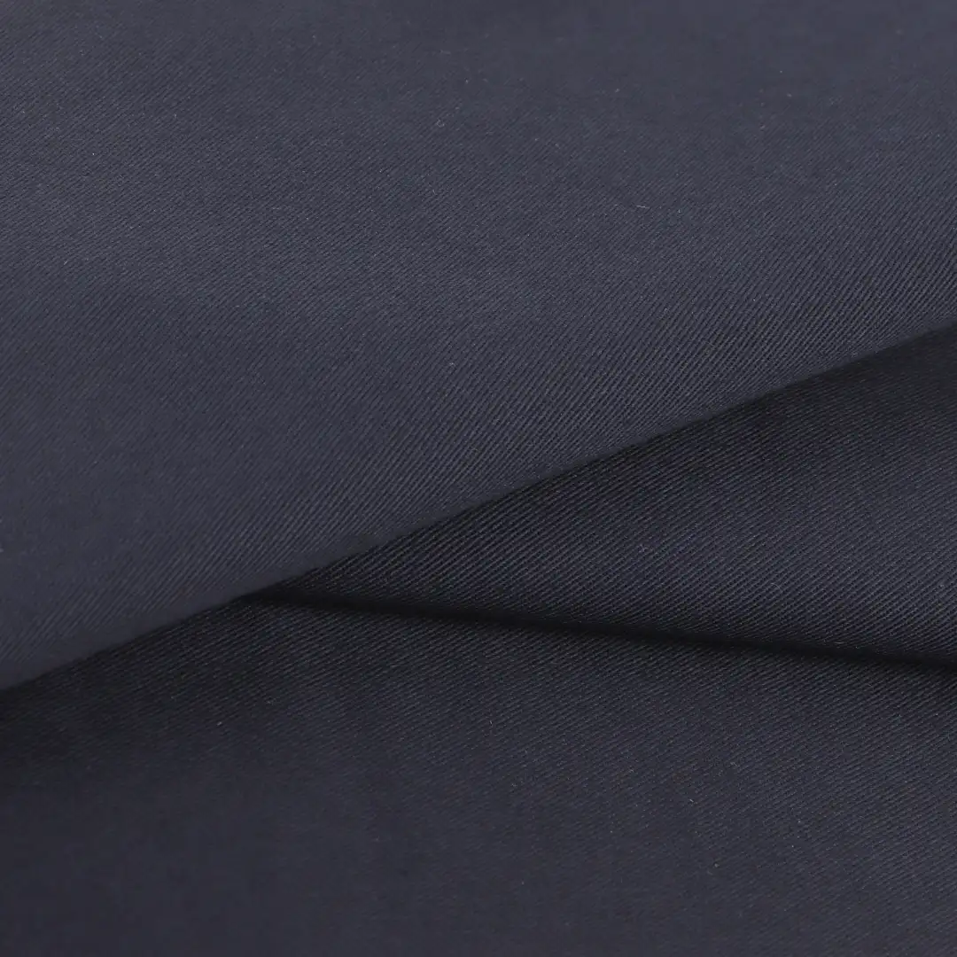 China Fabric for Shirt Cotton Twill Natural Woven Fabric Cotton Spandex NAVY color buy from China wholesaler bulk order at wholesale price free worldwide shipping Alibaba