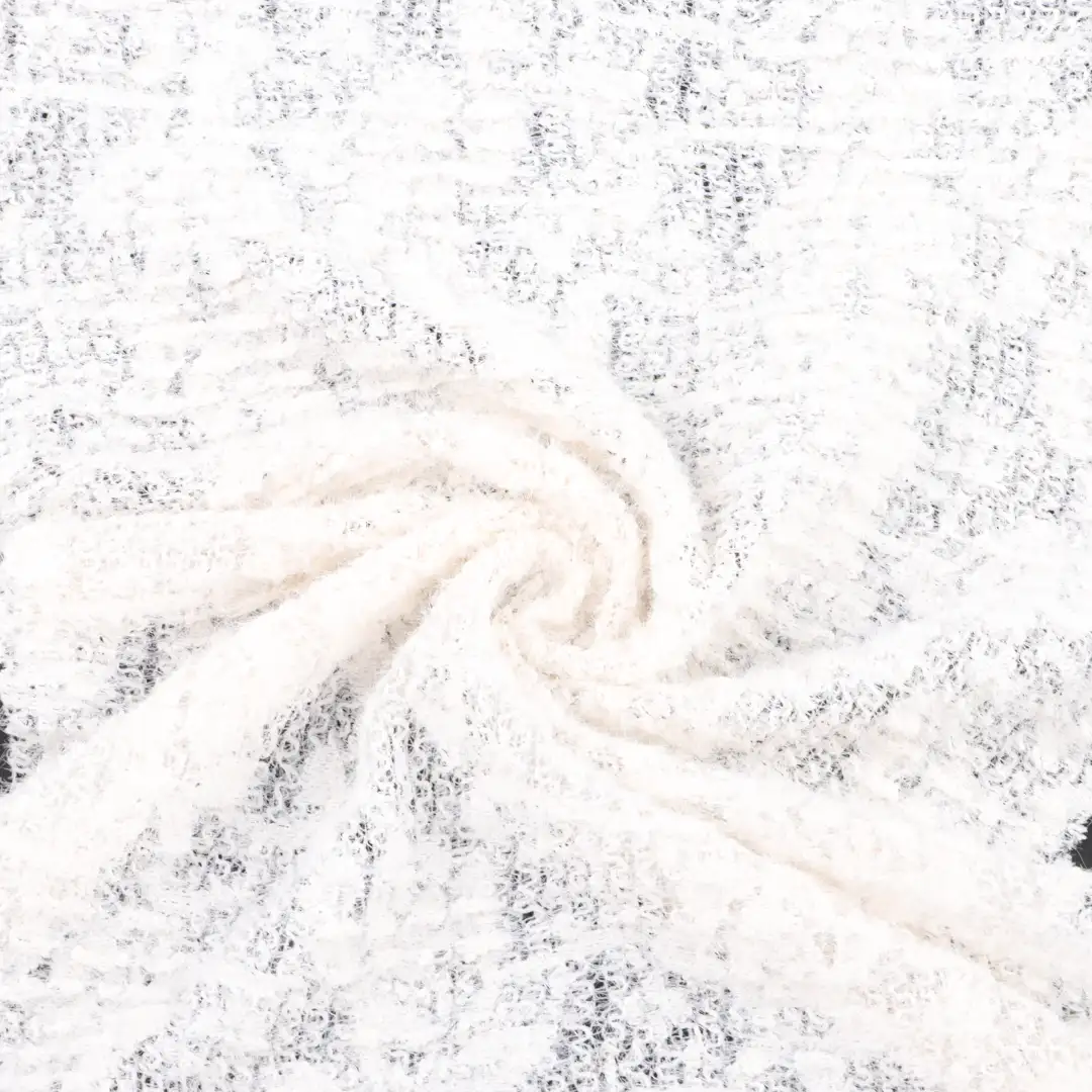 China Fabric for Crop Top,Skirt  Lace Knit Fabric Nylon Spandex Gream color buy from China wholesaler bulk order at wholesale price free worldwide shipping Alibaba