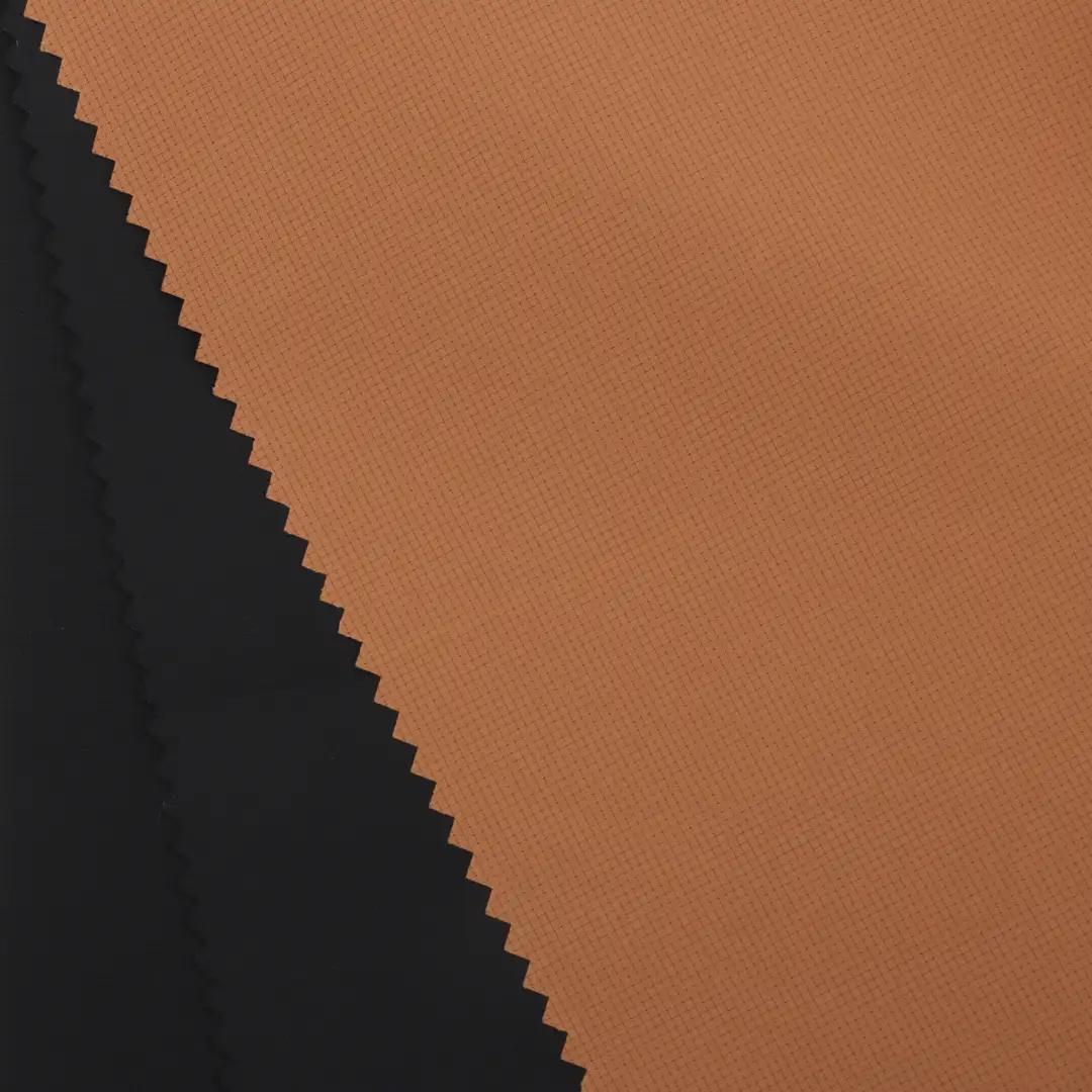 China Fabric for Pants,Jackets,Trench Coat,Down Jacket,Padded Jacket Polyester Pongee Synthetic Woven Fabric Polyester BROWN color buy from China wholesaler bulk order at wholesale price free worldwide shipping Alibaba