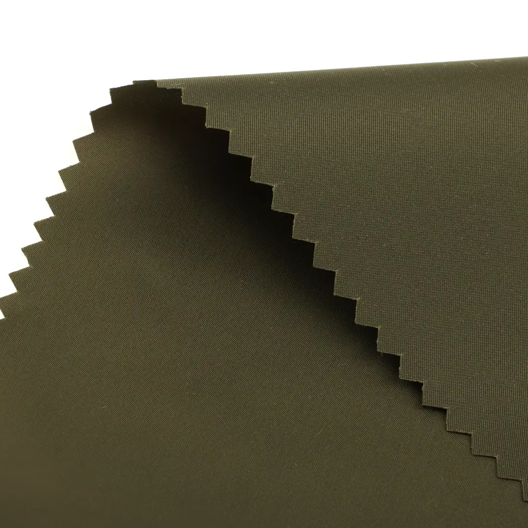 China Fabric for Jackets,Trench Coat Polyester Imitation Memory Fabric Synthetic Woven Fabric Polyester green color buy from China wholesaler bulk order at wholesale price free worldwide shipping Alibaba