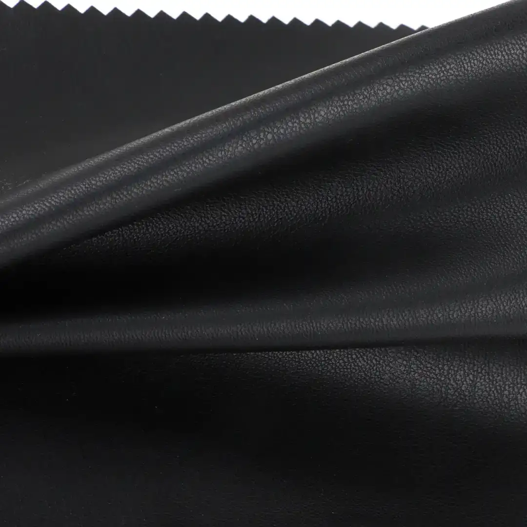 China Fabric for Jackets,Trench Coat,Overcoat,Waist coat PU Woven Blended Fabric Polyester BLACK color buy from China wholesaler bulk order at wholesale price free worldwide shipping Alibaba