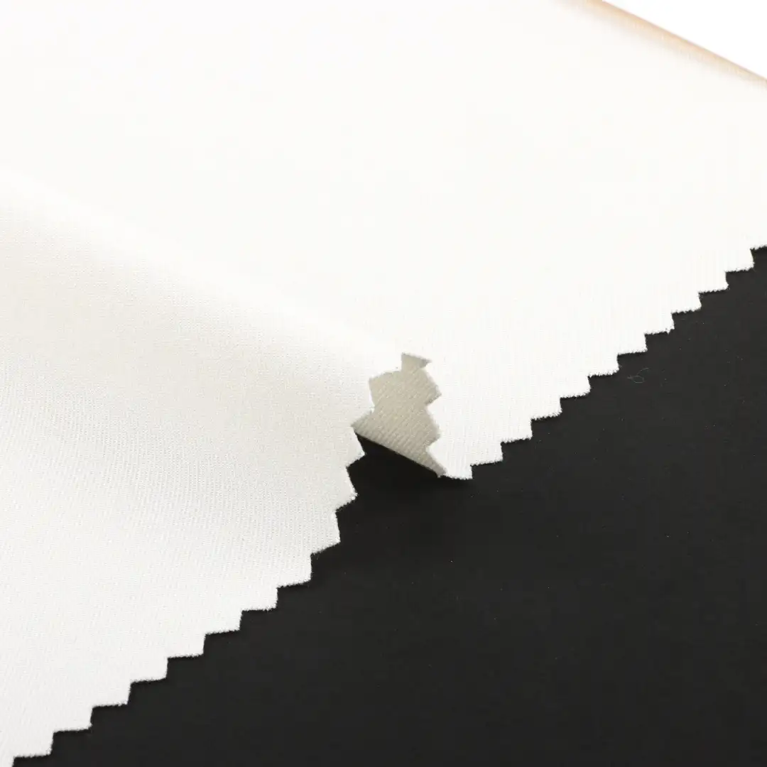 China Fabric for Pants,Jackets,Waist coat Polyester/Rayon Twill Woven Blended Fabric Polyester Rayon Wool Spandex white color buy from China wholesaler bulk order at wholesale price free worldwide shipping Alibaba