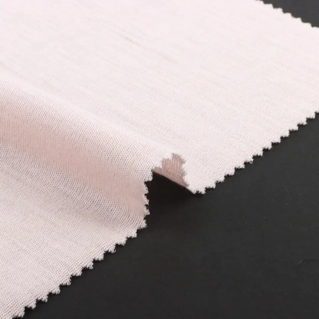 China Fabric for T-Shirt,Tank Top,Crop Top Single Jersey Knit Fabric Wool light pink color buy from China wholesaler bulk order at wholesale price free worldwide shipping Alibaba