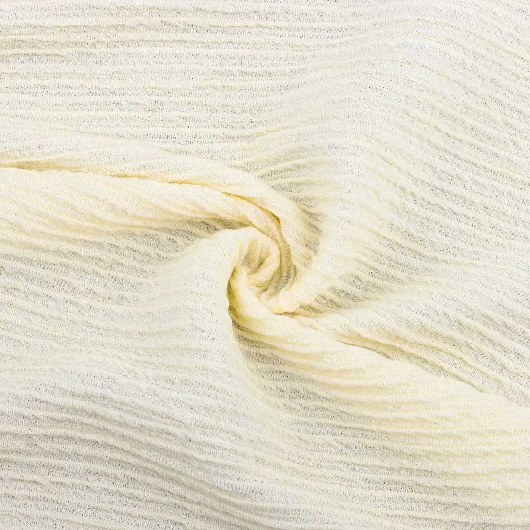 China Fabric for Crop Top,Skirt  Weft Jacquard Knit Fabric Wool Nylon Spandex cream-coloured color buy from China wholesaler bulk order at wholesale price free worldwide shipping Alibaba