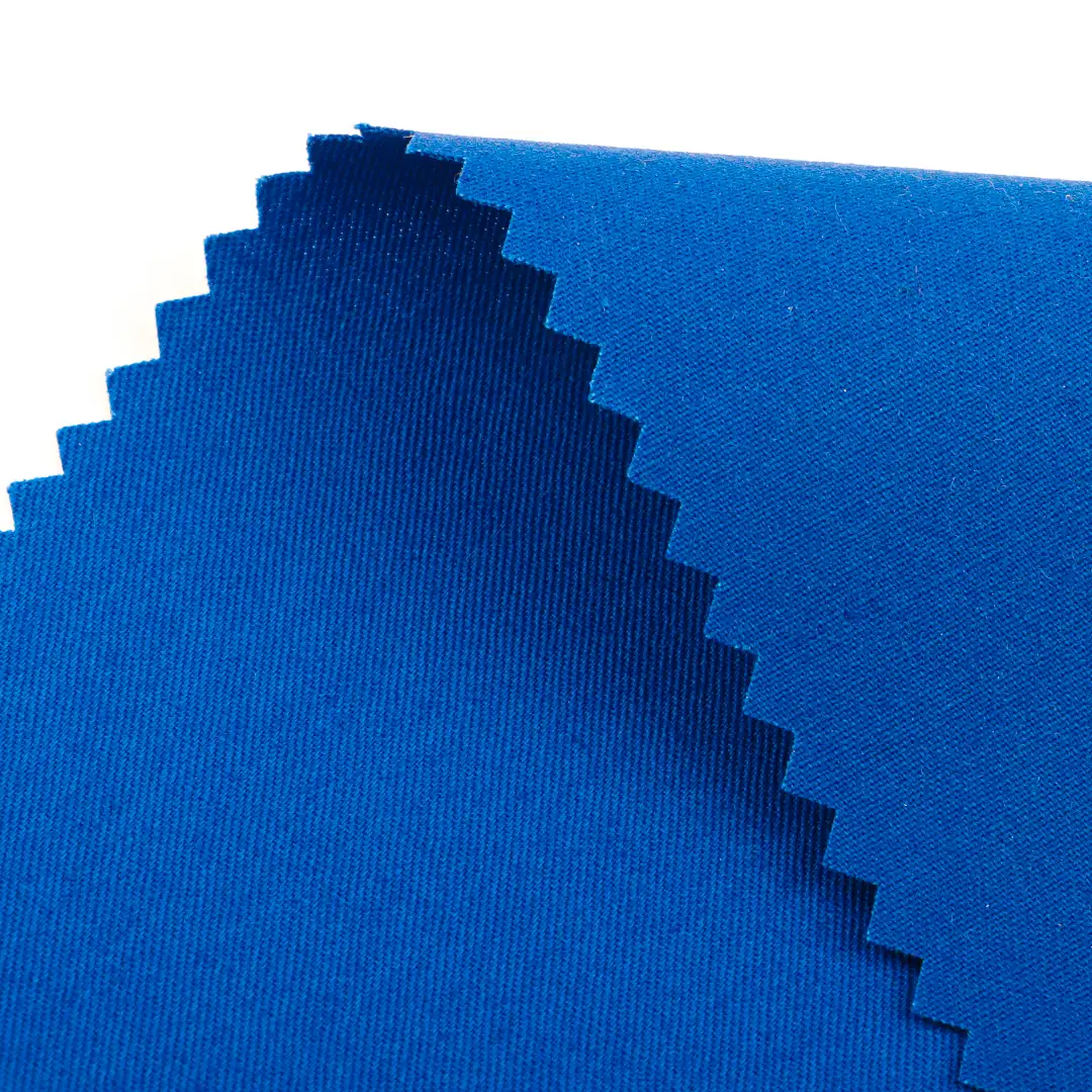 China Fabric for Uniform,Waist coat Twill Woven Blended Fabric Cotton Blue color buy from China wholesaler bulk order at wholesale price free worldwide shipping Alibaba