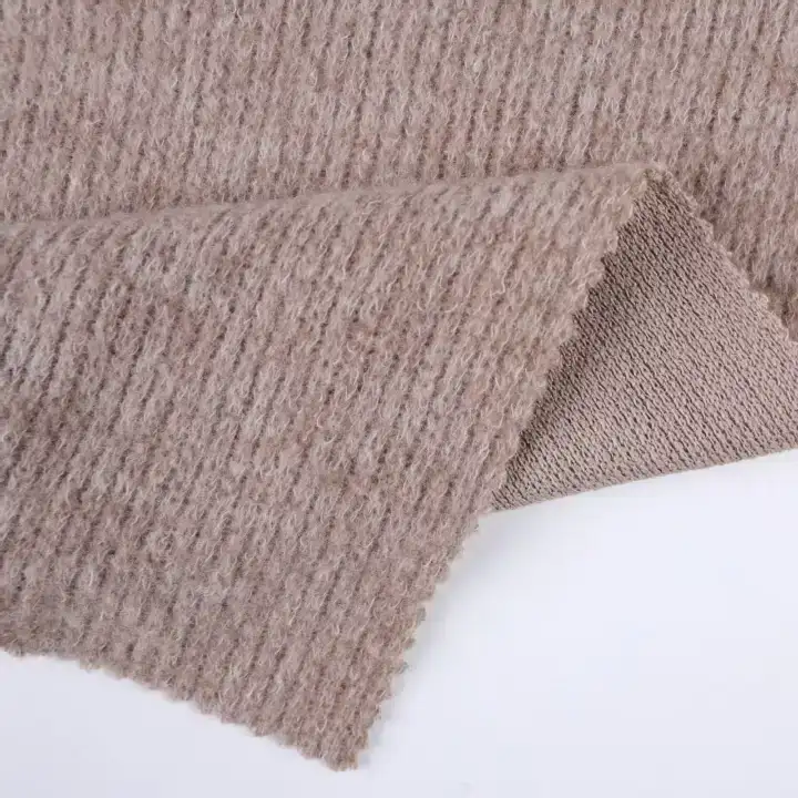 China Fabric for Shirt,Blazer,Blouse,Skirt Hacci Knit Fabric Polyester Rayon Elastane BEIGE color buy from China wholesaler bulk order at wholesale price free worldwide shipping Alibaba