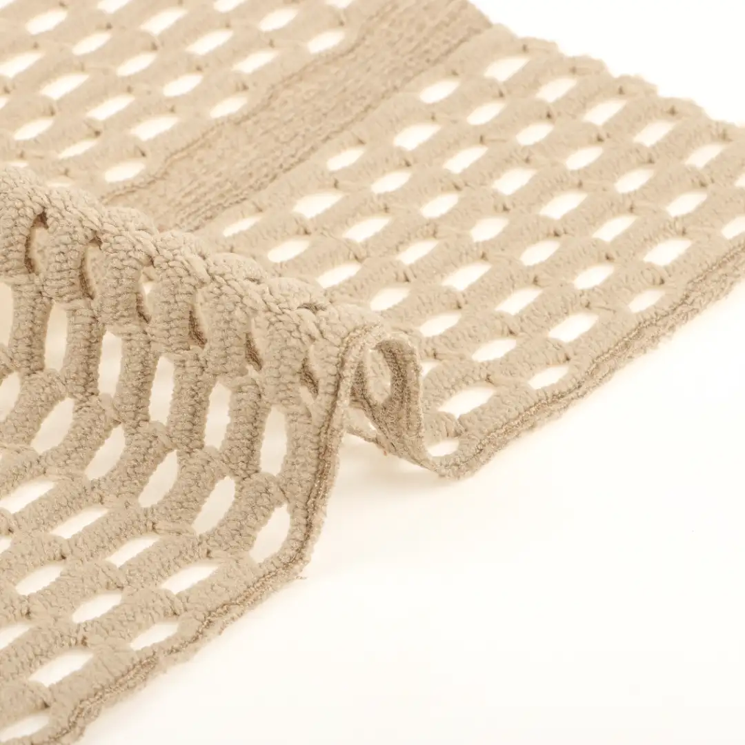 China Fabric for Skirt Mesh Knit Fabric Polyester Spandex Khaki color buy from China wholesaler bulk order at wholesale price free worldwide shipping Alibaba