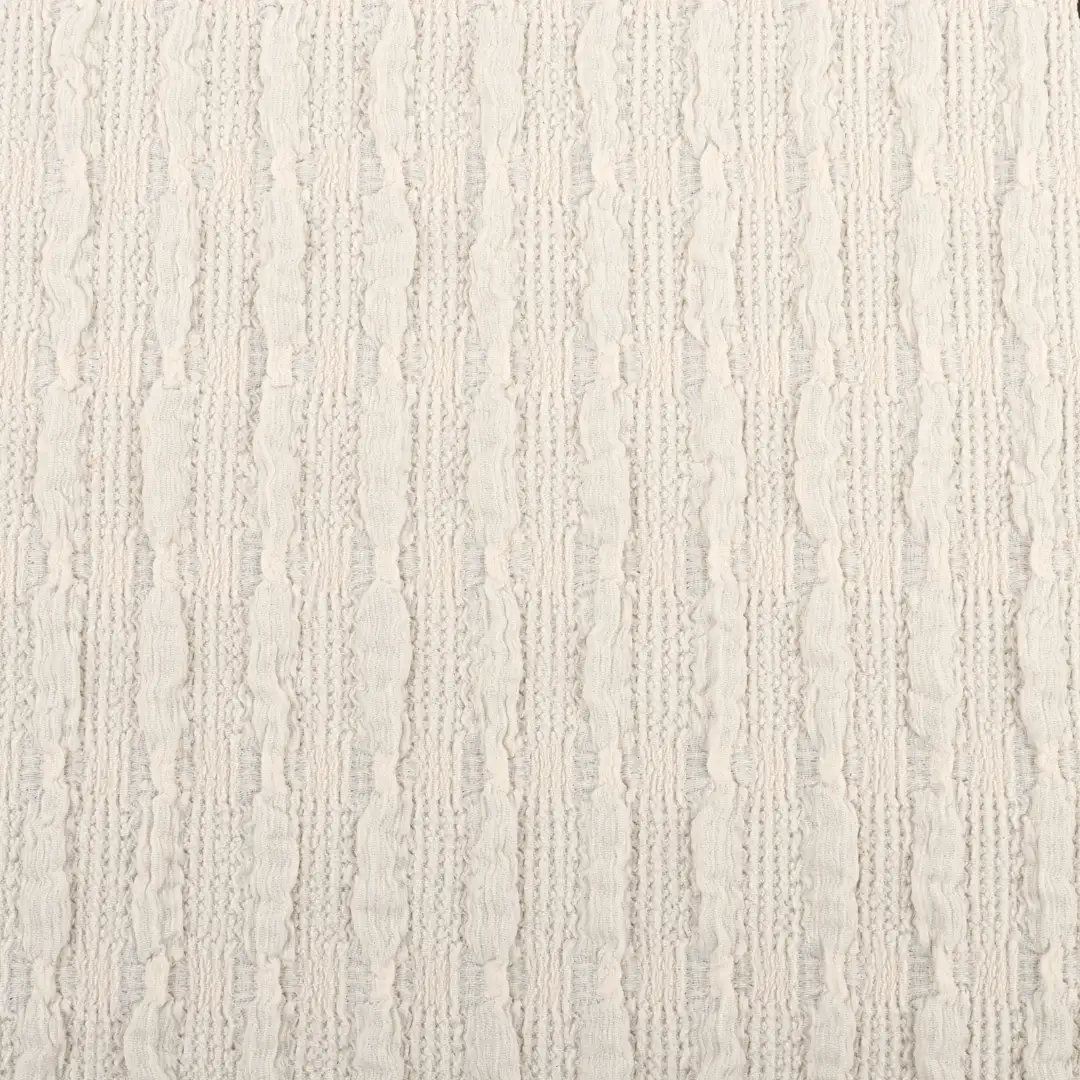 China Fabric for Skirt,Crop Top Pullover (Sweater),Ruched Cuffs Big Collar Top Jacquard Knit Fabric Polyester Spandex Beige color buy from China wholesaler bulk order at wholesale price free worldwide shipping Alibaba