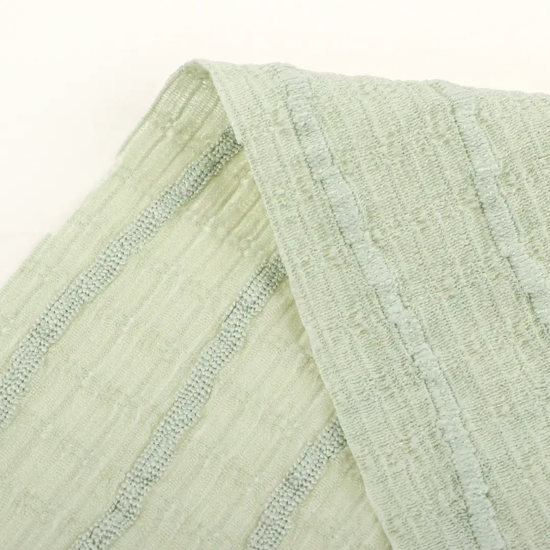 China Fabric for Pants,Skirt,Ruched Cuffs Big Collar Top Jacquard Knit Fabric Polyester Spandex green color buy from China wholesaler bulk order at wholesale price free worldwide shipping Alibaba