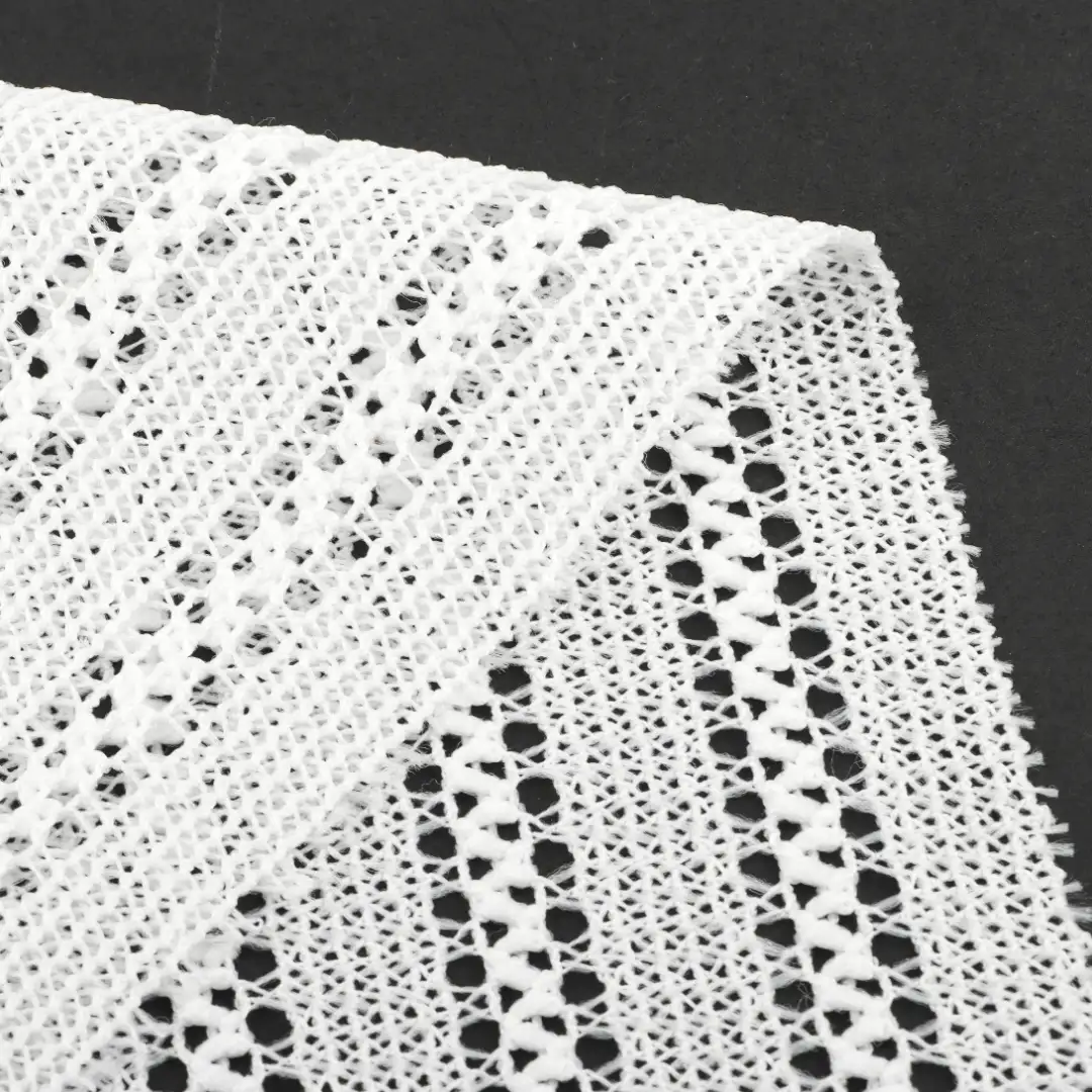 China Fabric for Skirt,Shirt Long Sleeve Zipper (Sweater),Shirt Half Sleeve Button (Sweater),Dresses (Pullover) (Sweater) Mesh Knit Fabric Polyester Spandex white color buy from China wholesaler bulk order at wholesale price free worldwide shipping Alibaba