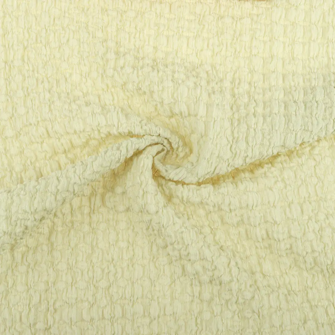 China Fabric for Skirt,Bubble-Sleeve Crop Top Crepe Knit Fabric Polyester Spandex green color buy from China wholesaler bulk order at wholesale price free worldwide shipping Alibaba