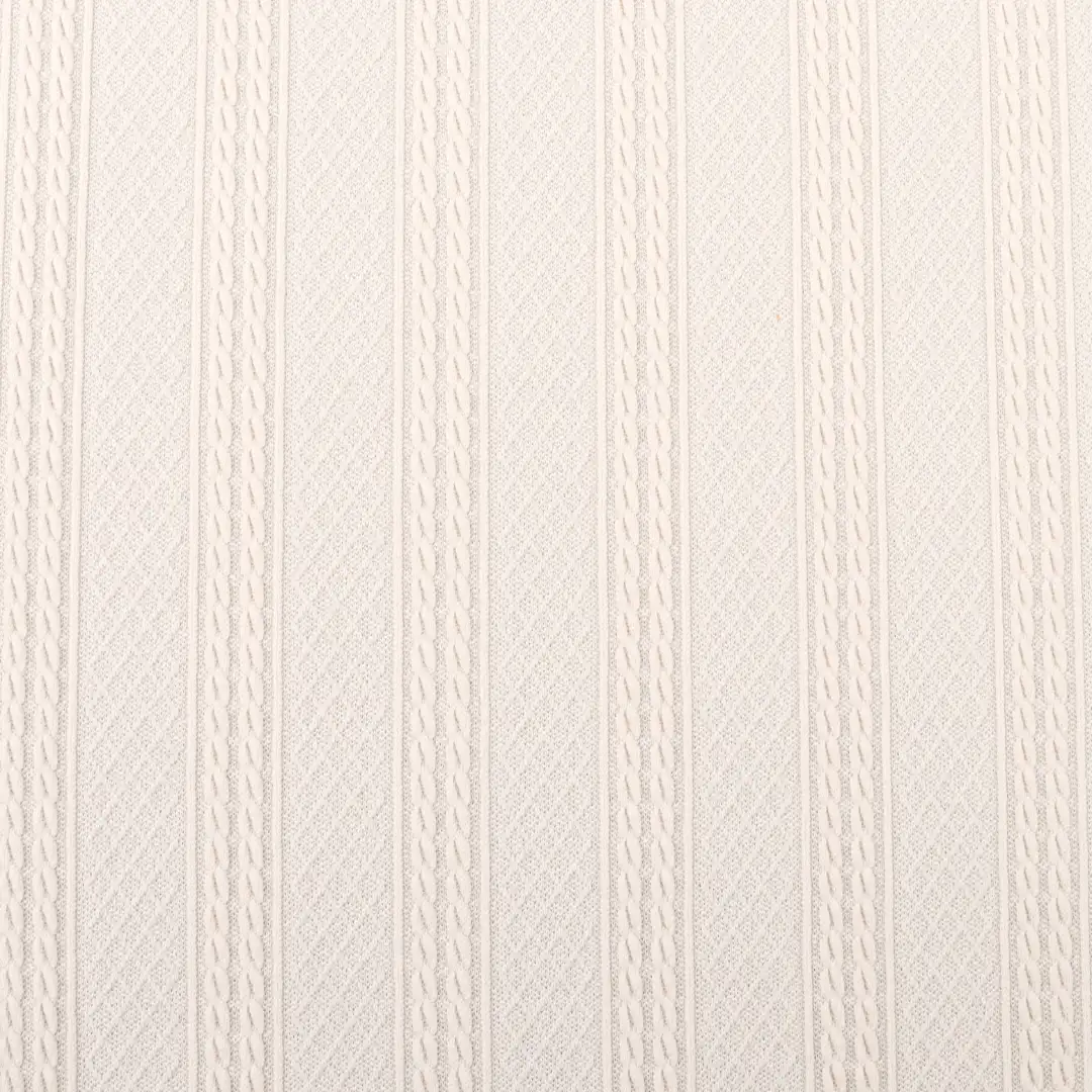 China Fabric for T-Shirt Jacquard Knit Fabric Polyester Spandex Beige color buy from China wholesaler bulk order at wholesale price free worldwide shipping Alibaba