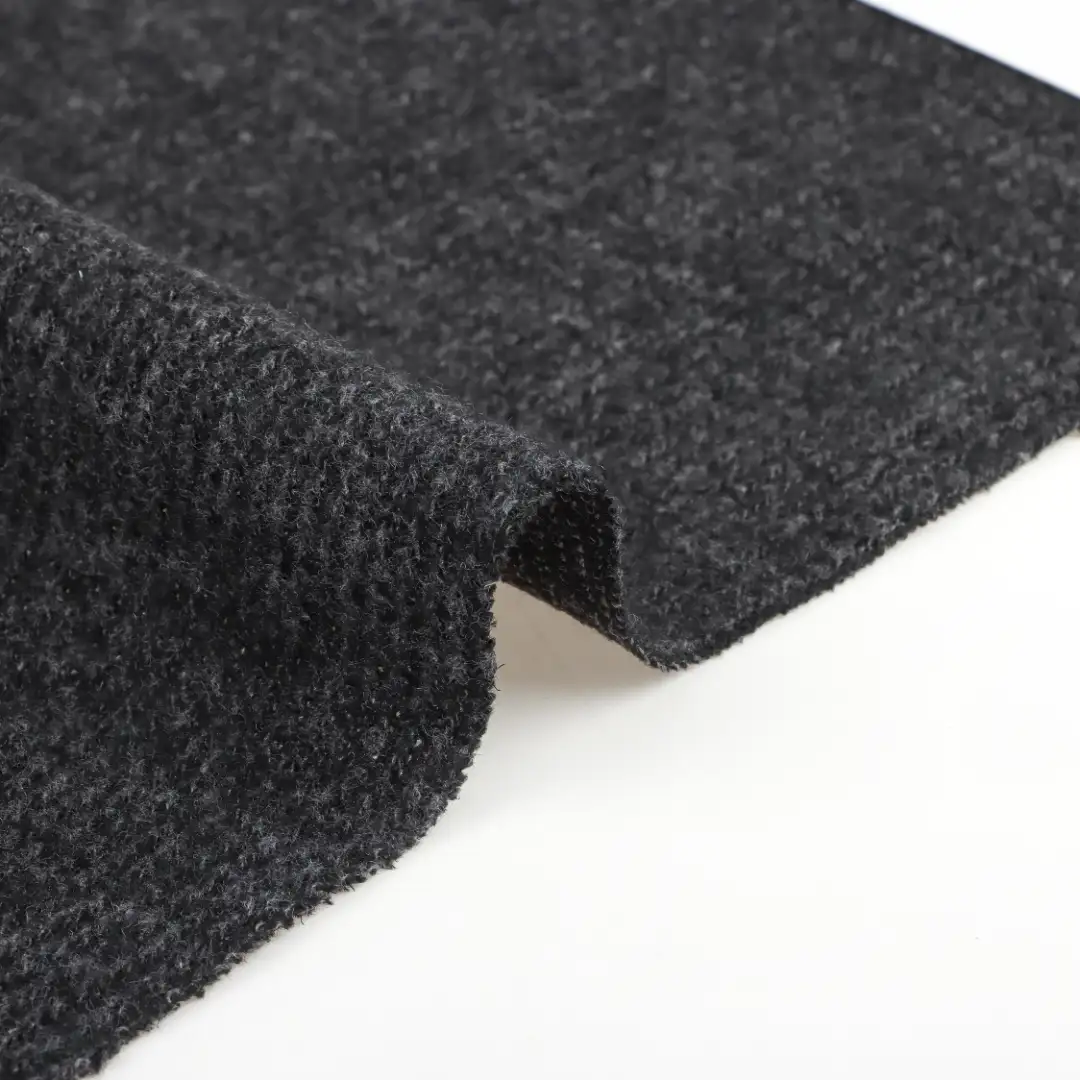 China Fabric for T-Shirt,Men’s Vest (Sweater),Full-Zipper Cardigan (Sweater),Dresses (Cardigan Open) (Sweater) Hacci Knit Fabric Polyester Rayon Spandex Gray color buy from China wholesaler bulk order at wholesale price free worldwide shipping Alibaba