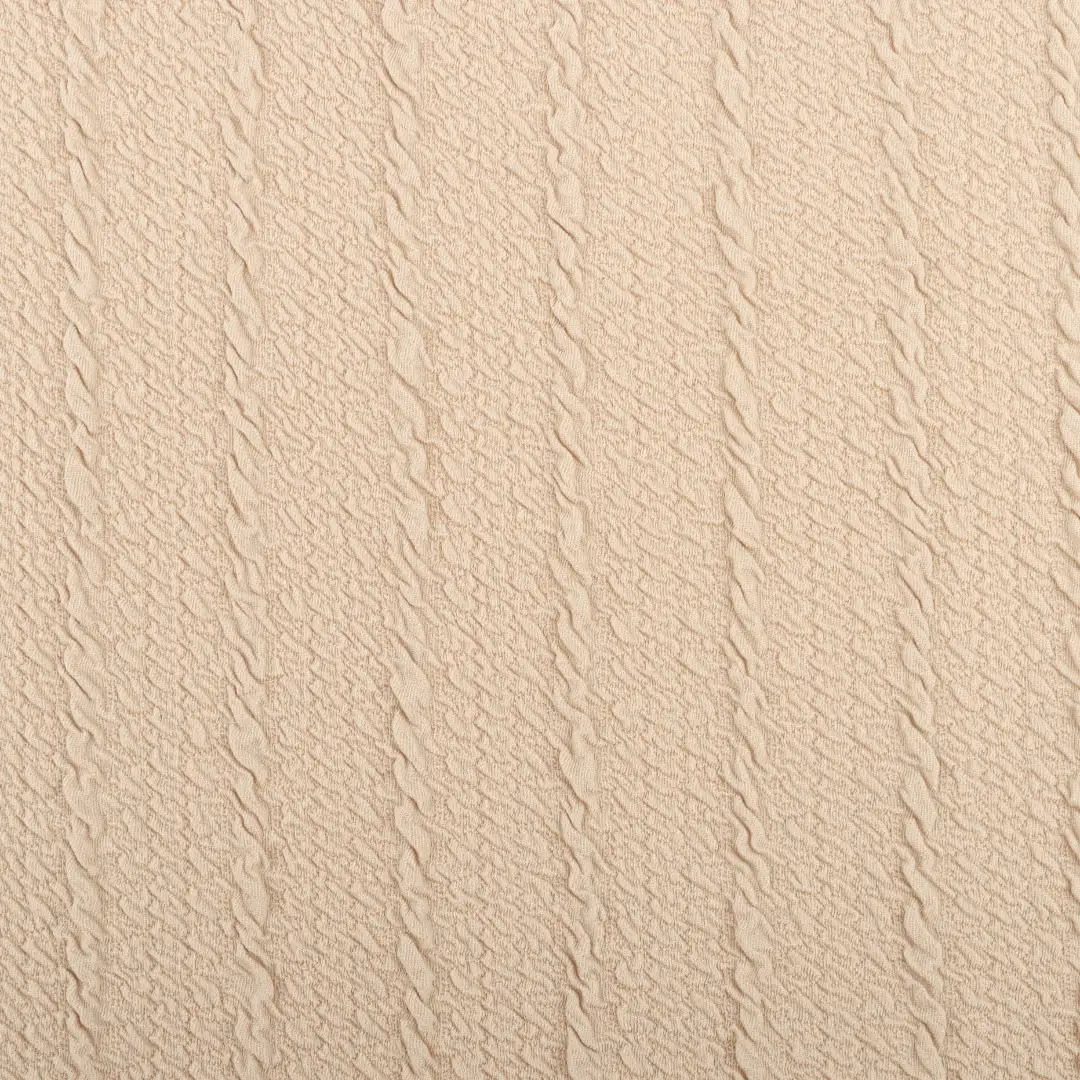 China Fabric for T-Shirt,Men’s Vest (Sweater),Crop Top Pullover (Sweater),Hoodie  (Sweater) Jacquard Knit Fabric Polyester Spandex khaki color buy from China wholesaler bulk order at wholesale price free worldwide shipping Alibaba