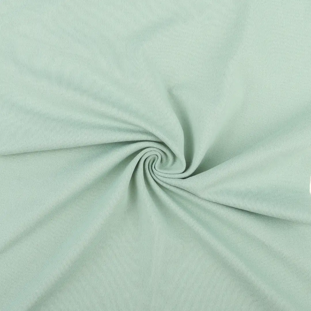 China Fabric for T-Shirt,Shirt Half Sleeve Button (Sweater),Crop Top Pullover (Sweater),Knitted Leggings (Sweater) Single Jersey Knit Fabric Polyester Spandex green color buy from China wholesaler bulk order at wholesale price free worldwide shipping Alibaba