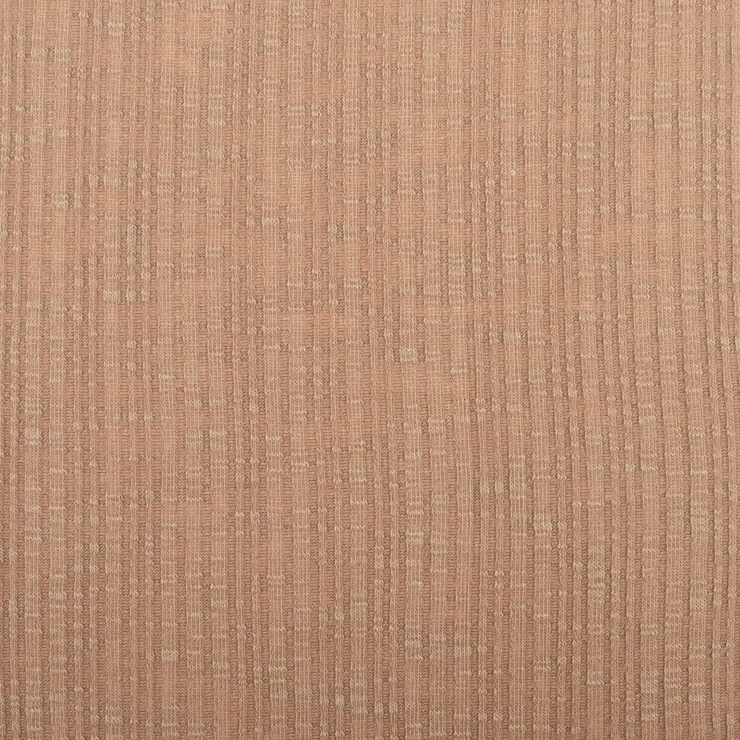 China Fabric for T-Shirt,Shirt Half Sleeve Zipper (Sweater),Crop Top Pullover (Sweater) Rib Knit Fabric Polyester Rayon Spandex Brown color buy from China wholesaler bulk order at wholesale price free worldwide shipping Alibaba