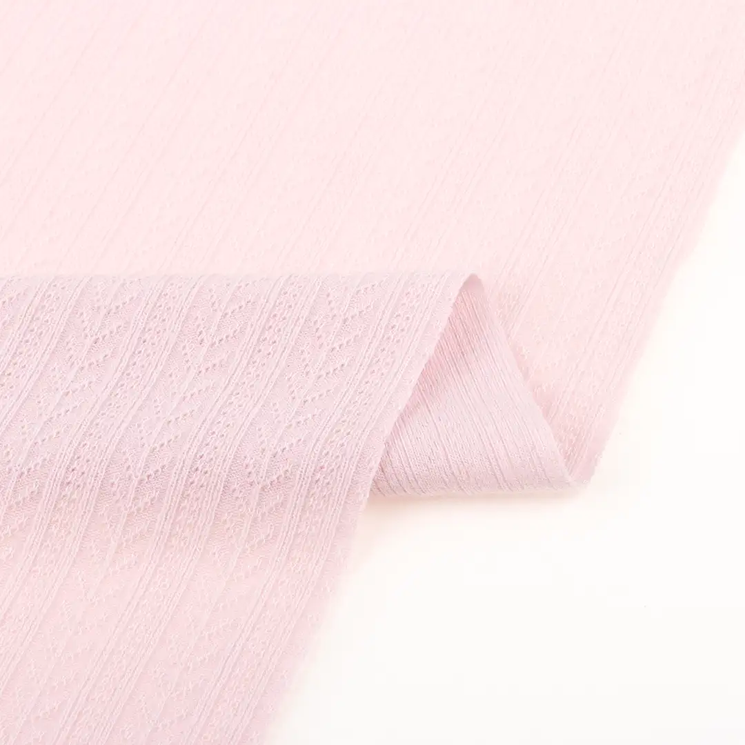 China Fabric for T-Shirt,Shirt Half Sleeve Button (Sweater),Crop Top Pullover (Sweater),Dresses (Pullover) (Sweater) Jacquard Knit Fabric Polyester Spandex Purple color buy from China wholesaler bulk order at wholesale price free worldwide shipping Alibaba