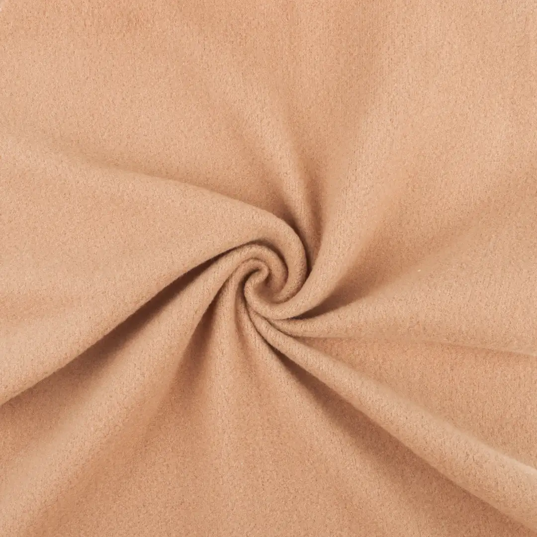 China Fabric for T-Shirt,Shirt Long Sleeve Zipper (Sweater),Shirt Half Sleeve Zipper (Sweater),Crop Top Pullover (Sweater),Dresses (Cardigan Button) (Sweater) Super Soft Velour Knit Fabric Polyester Spandex Camel color buy from China wholesaler bulk order at wholesale price free worldwide shipping Alibaba