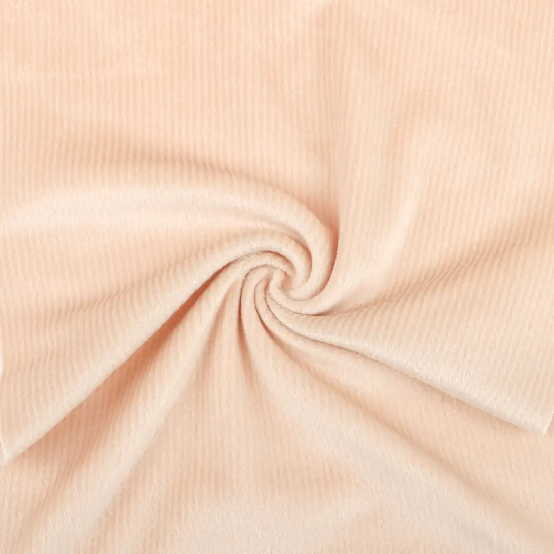 China Fabric for T-Shirt,Crop Top Pullover (Sweater),Dresses (Pullover) (Sweater) Super Soft Velour Knit Fabric Polyester Spandex Camel color buy from China wholesaler bulk order at wholesale price free worldwide shipping Alibaba