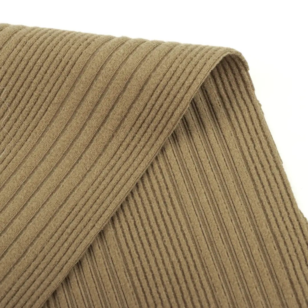 China Fabric for T-Shirt,Men’s Vest (Sweater),Half-Zipper Cardigan (Sweater),Shirt Half Sleeve Zipper (Sweater),Dresses (Cardigan Open) (Sweater) Rib Knit Fabric Polyester Spandex green color buy from China wholesaler bulk order at wholesale price free worldwide shipping Alibaba
