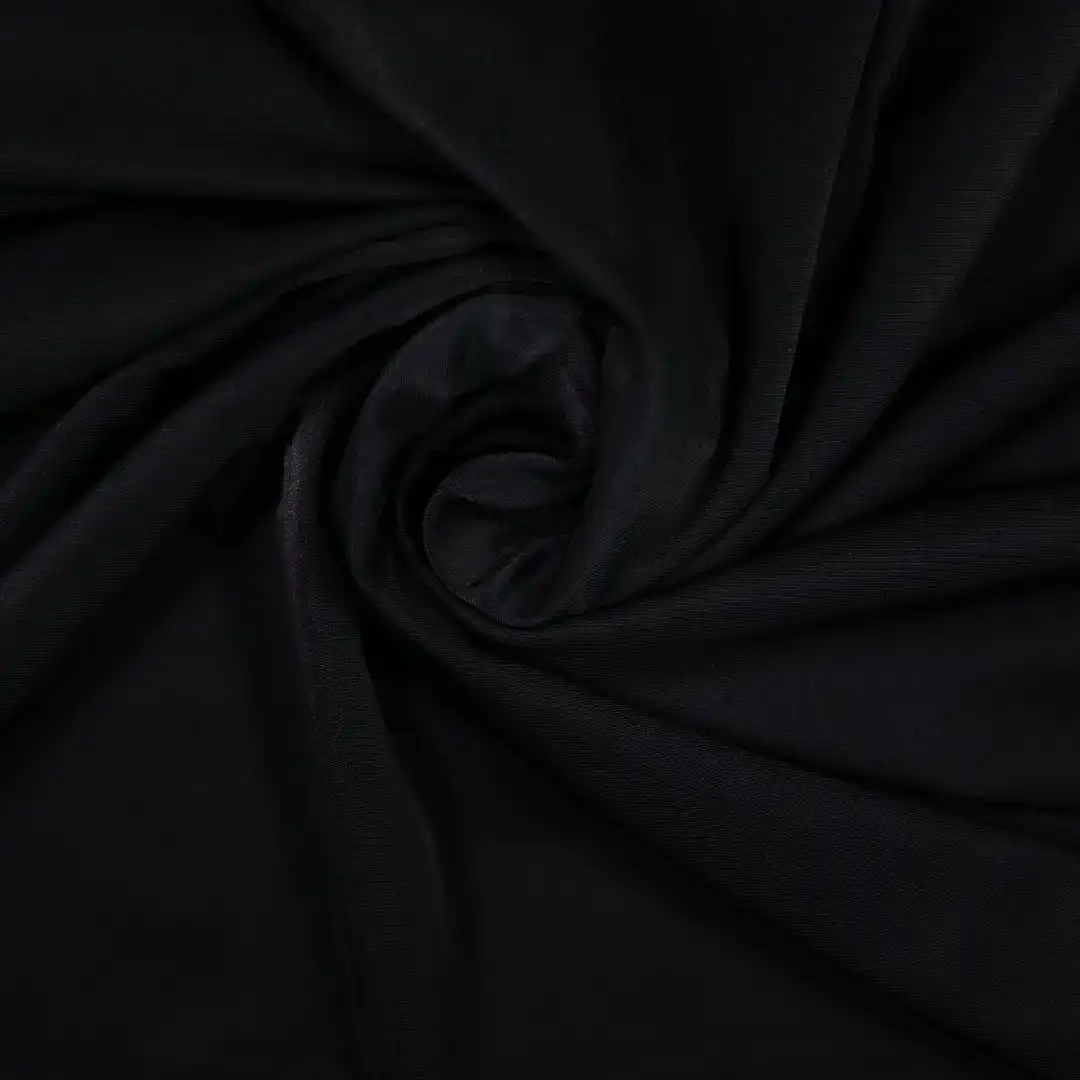China Fabric for T-Shirt,Yoga Clothes,Yoga Pants Two-way Stretch Knit Fabric Nylon Spandex Black color buy from China wholesaler bulk order at wholesale price free worldwide shipping Alibaba