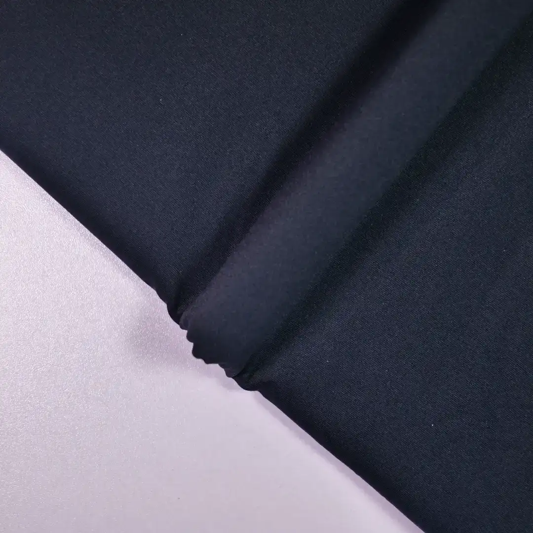 China Fabric for Yoga Clothes,Yoga Pants,Swim shorts Four-way Stretch (Bi-Stretch) Knit Fabric Nylon Spandex Black color buy from China wholesaler bulk order at wholesale price free worldwide shipping Alibaba