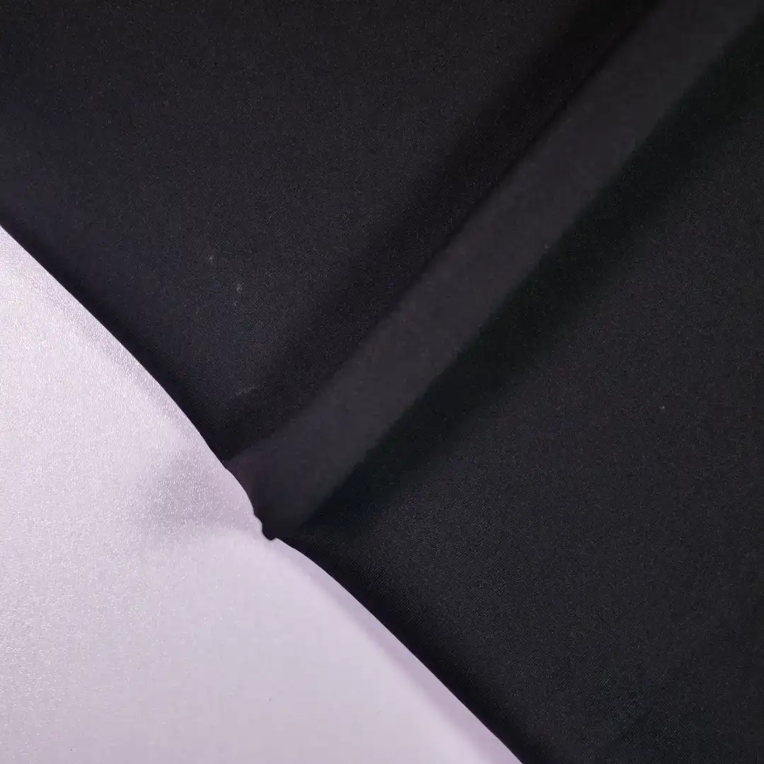 China Fabric for Yoga Clothes,Yoga Pants,Tracksuits,Sports Bras Scuba Knit Fabric Nylon Spandex Black color buy from China wholesaler bulk order at wholesale price free worldwide shipping Alibaba