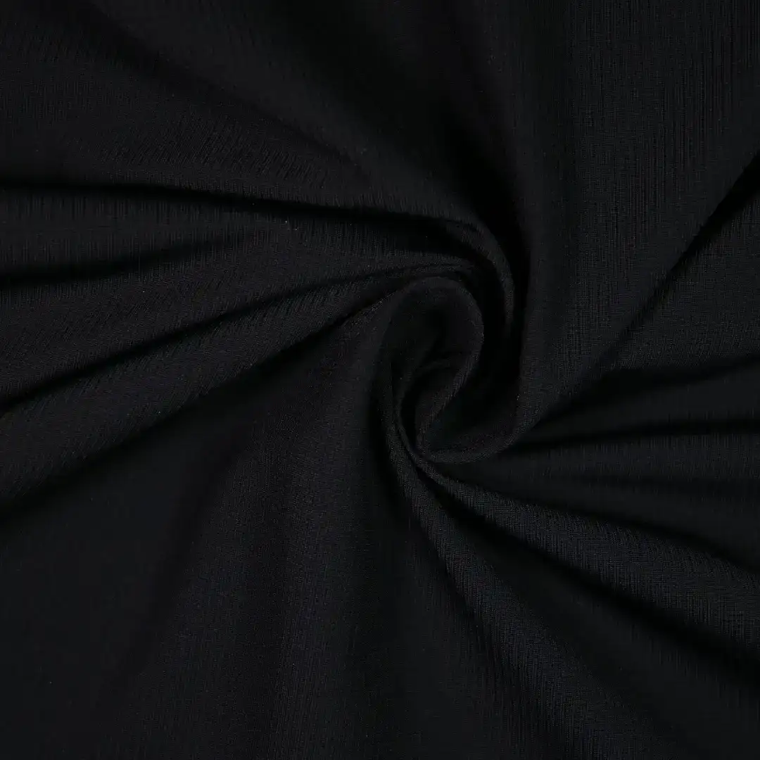 China Fabric for Shorts,Jogger,Yoga Clothes,Yoga Pants,Tracksuits Four-way Stretch (Bi-Stretch) Knit Fabric Nylon Spandex Black color buy from China wholesaler bulk order at wholesale price free worldwide shipping Alibaba