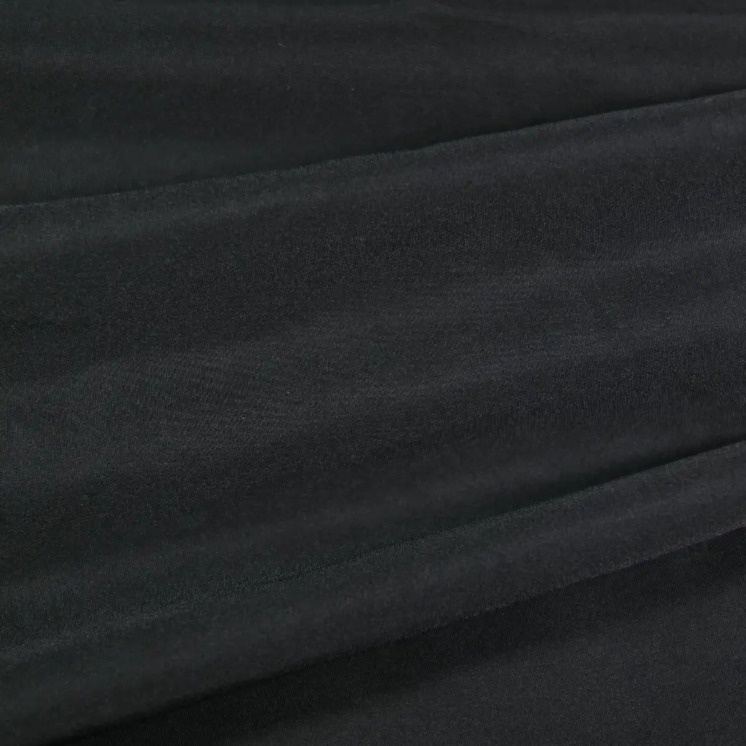 China Fabric for Trench Coat,Open Waistcoat,Strap Midi Dress Polyester Imitation Memory Fabric Synthetic Woven Fabric Nylon black color buy from China wholesaler bulk order at wholesale price free worldwide shipping Alibaba