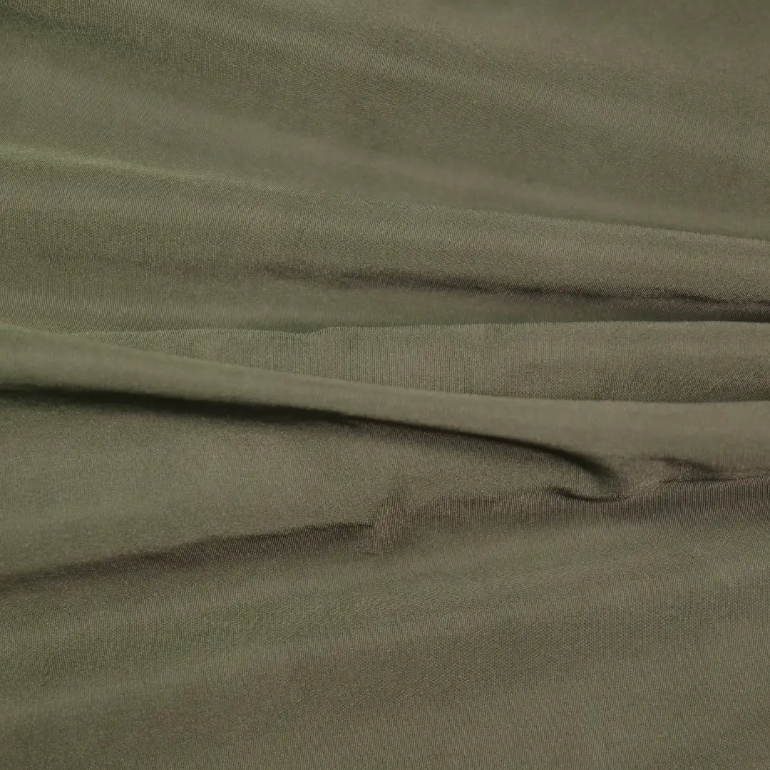 China Fabric for Trench Coat,Ruffle Shirt Dress,Strap Midi Dress Polyester Imitation Memory Fabric Synthetic Woven Fabric Nylon army green color buy from China wholesaler bulk order at wholesale price free worldwide shipping Alibaba