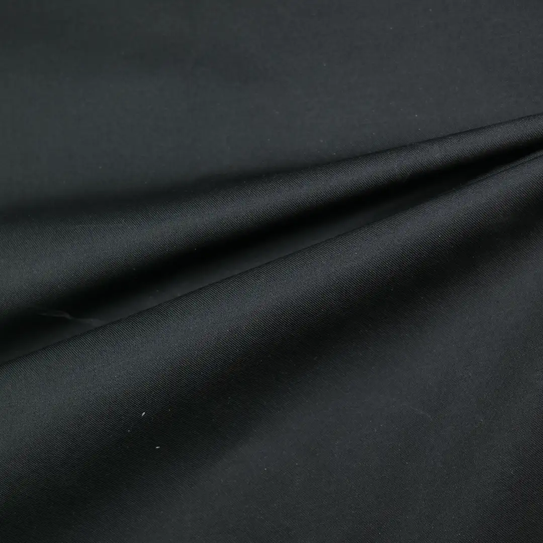 China Fabric for Blazer,Trench Coat,Strap Midi Dress TC Twill Woven Blended Fabric Polyester Cotton black color buy from China wholesaler bulk order at wholesale price free worldwide shipping Alibaba